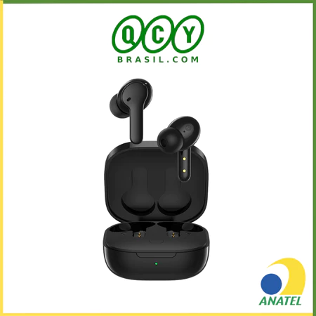 Fone de Ouvido Bluetooth QCY T13 Preto